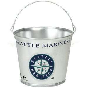  Seattle Mariners Galvanized Pail 5 Quart   MLB Ice Buckets 