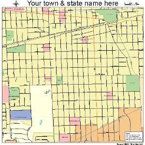  Street & Road Map of La Grange, Illinois IL   Printed 