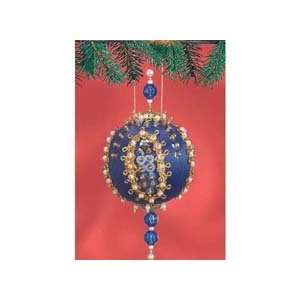  Blue Moon Beaded Ornaments Kit, Set of 4