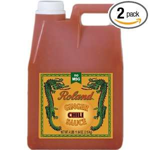 Roland Ginger Chili Sauce, 2 LITER Plastic Jug (Pack of 2)