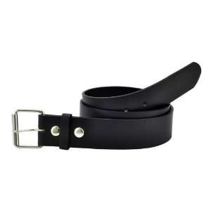Buckle Rage Black Leather Snap on Belt Strap for Buckle SMALL 29 33 