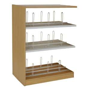   Book Shelving Adder Unit with Steel Shelves 42 H