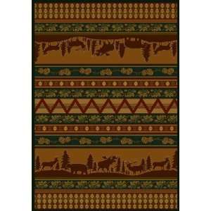  New Lodge Area Rugs Carpet Pine Valley Multi 5x8 