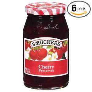 Smuckers Cherry Preserves, 18 Ounce Grocery & Gourmet Food