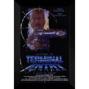  Terminal Entry 27x40 FRAMED Movie Poster   Style A 1986 