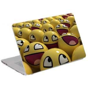   Skin) Trim to Fit 13.3 14 15.6 Laptops   Smiley Icons Electronics