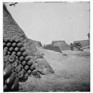  Civil War Reprint Charleston, S.C. Parapet of Fort Sumter 