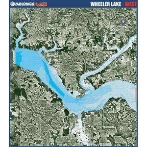  Paper Map Wheeler Reservoir   West Alabama GPS & Navigation