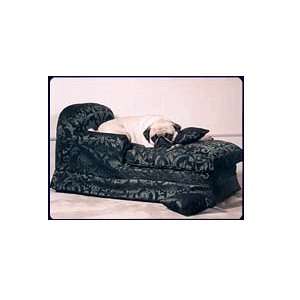 Green Damask Dog Sofa (Size Small) 