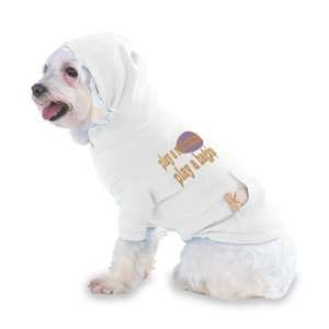   bagpipe Hooded (Hoody) T Shirt with pocket for your Dog or Cat SMALL
