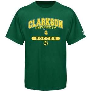  NCAA Russell Clarkson Golden Knights Green Soccer T shirt 