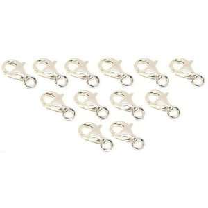  12 Sterling Silver Clasps Lobster Claw Bracelet Parts 
