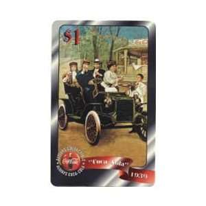  Cola Collectible Phone Card Coca Cola 96 $1. People In Classic Car 