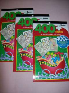 400 Christmas Holiday Scrapbook Craft Sticker ~Buy1,2,3  