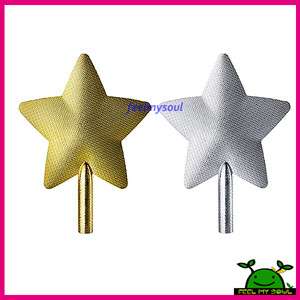 Ikea Christmas Tree Topper Star Ornament Gold or Silver New  