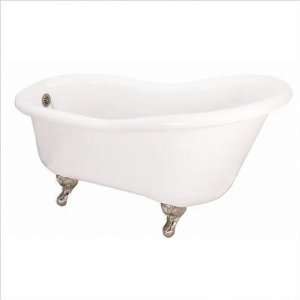  Bundle 28 66 Acrylic Slipper Clawfoot Bath Tub with Rim 