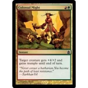 Magic the Gathering   Colossal Might   Commander Toys 