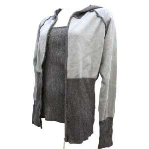  Belldini Two Piece Sweater and Tank, Silver/Pewter, Extra 