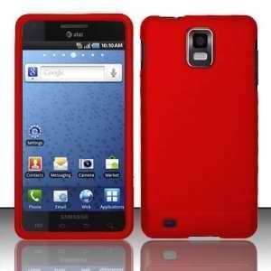 Rose Red Samsung Infuse 4g I997 (At&t) Rubber Touch Premium Design 