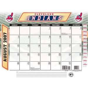  Cleveland Indians 2007 08 22 x 17 Academic Desk Calendar 