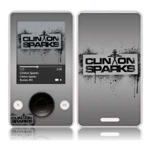   Zune  30GB  Clinton Sparks  Logo Skin  Players & Accessories