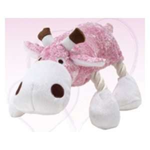  Happy Tails Precious Pooch Pink Cow 11in Toy