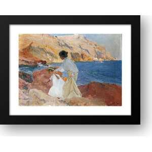  Clotilde and Elena On The Rocks, Javea 30x23 Framed Art 