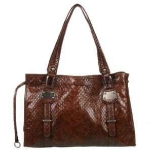 JESSICA SIMPSON BAG IT TOTE IN LUGGAGE BROWN NWT  