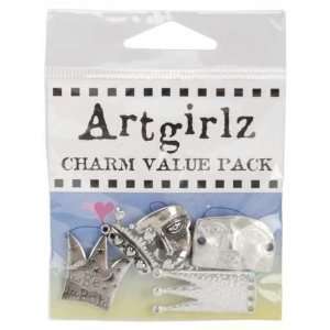  Lead Free Pewter Charms Value Packs (3 Each)   Heads and 