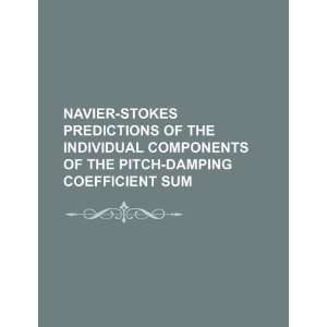  Navier Stokes predictions of the individual components of 