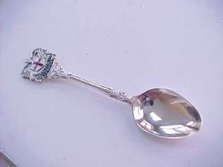 Vintage Silver Souvenir Spoon LONDON Domine Dirige Nos  