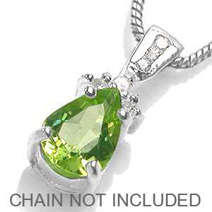 Natural Amethyst, Peridot, Citrine or Blue Topaz 925 Sterling Silver 