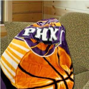  Phoenix Suns Nba Royal Plush Raschel Blanket (Plusch 