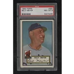  1952 Topps 387 Billy Meyer PSA NM MT 8 Sports 