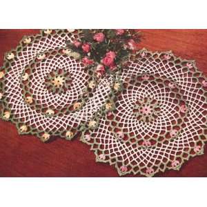 Vintage Crochet PATTERN to make   Blossom Flower Floral Doily. NOT a 
