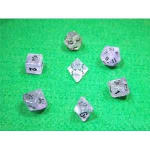  Set of Amethyst Stone Dice Toys & Games
