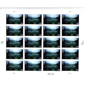  2007 OKEFENOKEE SWAMP Airmail #C142a Pane of 20 x 69 cents 