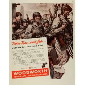   Industrial Machine Part WWII GI Joe Ticker Tape   Original Print Ad