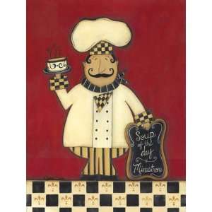   Day Chef Finest LAMINATED Print Scherry Talbott 12x16