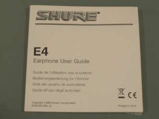 SHURE Earphone Sleeves (Yellow) 8 pairs (In the original package 