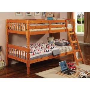  The Simple Stores Ariza Twin over Twin Bunk Bed with 