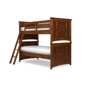   Furniture Riley Collection   Twin over Twin Bunk Bed