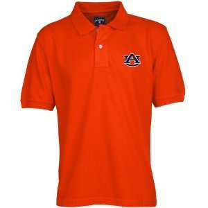  NCAA Colony Sportswear Auburn Tigers Orange Solid Pique 