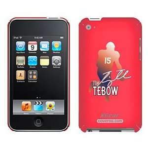  Tim Tebow Silhouette on iPod Touch 4G XGear Shell Case 