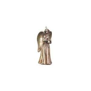  6 Winters Blush Rustic Gold Angel with Horn Christmas 