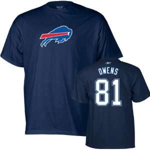  Buffalo Bills Terrell Owens Name and Number Reebok T Shirt 