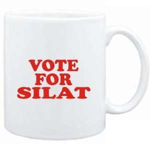  Mug White  VOTE FOR Silat  Sports