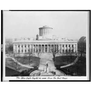   Ohio State Capitol, from Neil House, Columbus, OH 1929