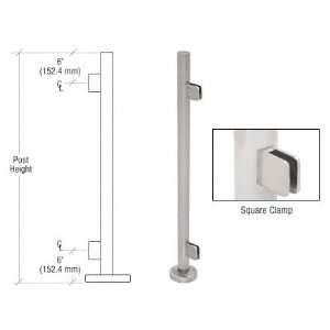   Glass Clamp End Post Railing Kit by CR Laurence