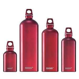 Sigg Switzerland Red Traveller Aluminum Water Bottle   Select From 4 